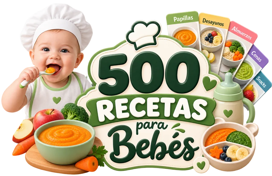 Megapack de 500 Recetas para Bebés